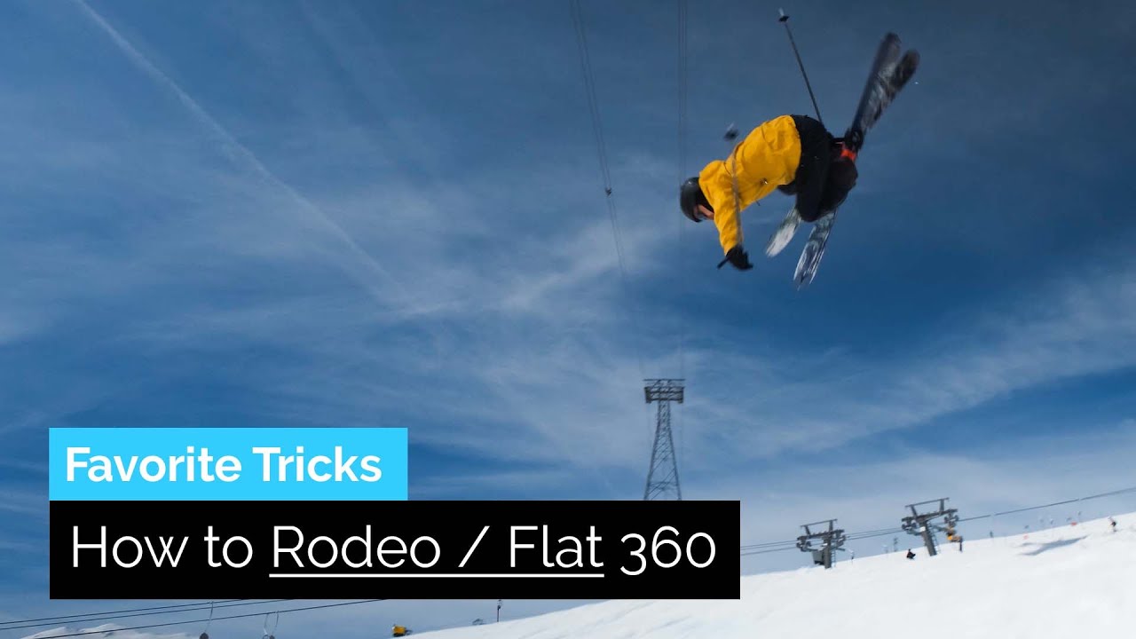 How to Flat 360 on Skis (Rodeo 360) | Skiers Favorite Tricks 3