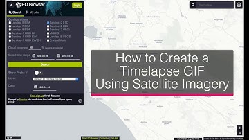 How to Create a Time-lapse GIF Using Satellite Imagery