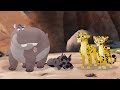 The lion guard the log ride  clip 12  janja scared of lightning