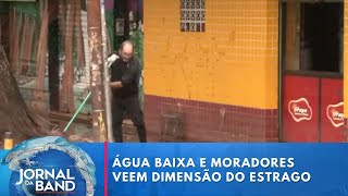 Com recuo da água, Porto Alegre enfrenta lixo na rua, ratos e insetos | Jornal da Band