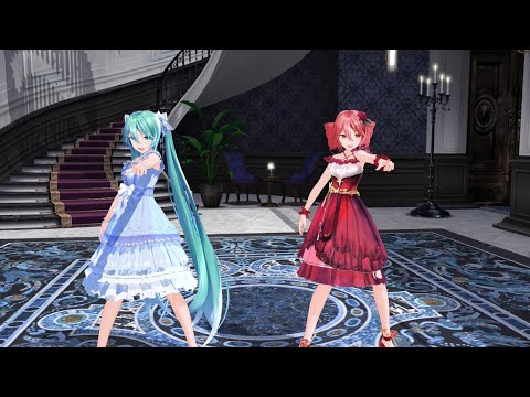 【初音ミク誕生祭2020】白い雪のプリンセスは【MMD_YYB式改変ネギドリル(初音ミク重音テト)】