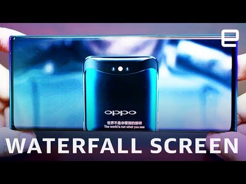 Oppo's 'waterfall screen' eliminates side bezels