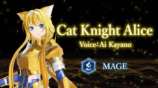 Sword Art Online Fractured Daydream Cat Alice Character Trailer