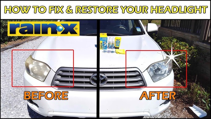 Rain x 610153 Premium Headlight Restoration Kit