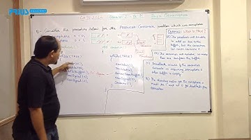 GATE 2014 CS Session 2 Q 31 Producer Consumer Problem