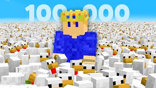 Peut-on Farmer 100 000 Poulets sur Minecraft ?