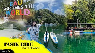 Tasik Biru - Bau, Sarawak [2023] - Roxy Hotel Terapung, Cantik Untuk OOTD & Naik Bot | Kaki Travel