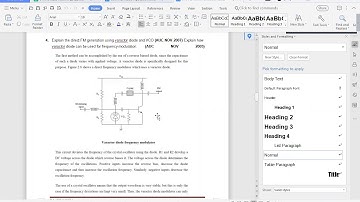 FM Generation using VCO & VARICAP
