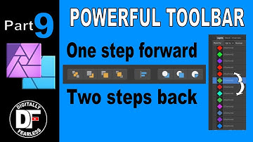 Toolbar #9 “One step forward, two steps back” Affinity Photo Tutorial