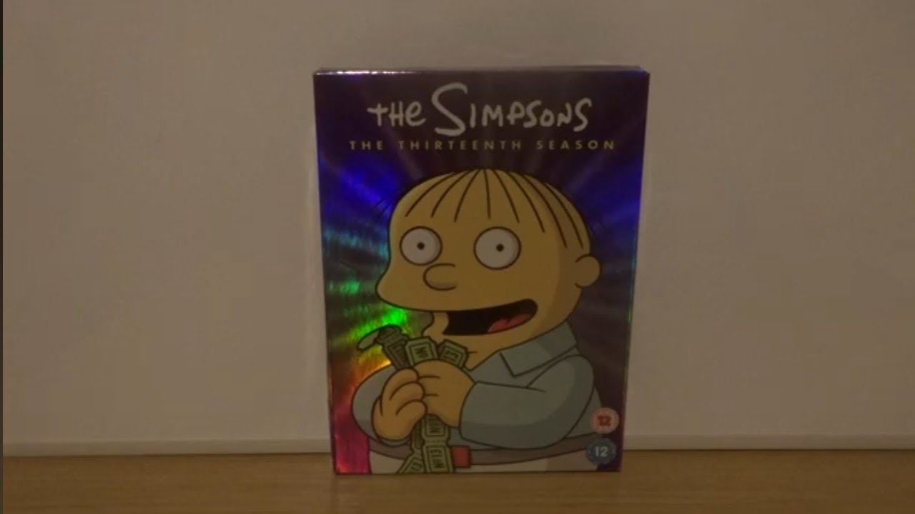 The Simpsons Season 13 (UK) DVD Unboxing YouTube
