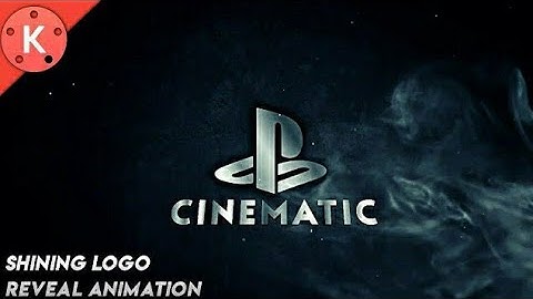 How to make shining logo reveal intro animation kinemaster android YouTube intro maker app
