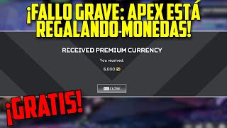 ¡Apex coins GRATIS POR ¿ERROR?! ¡Compruebalo! Apex Legends Temporada 21