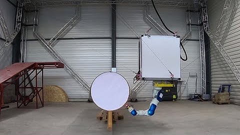 Cable-driven parallel robot CoGiRo equipped with a robot arm Yaskawa SIA20F