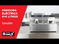 Vídeo: Freidora Industrial Eléctrica 6+6 Litros Doble Sobremesa ®Romux
