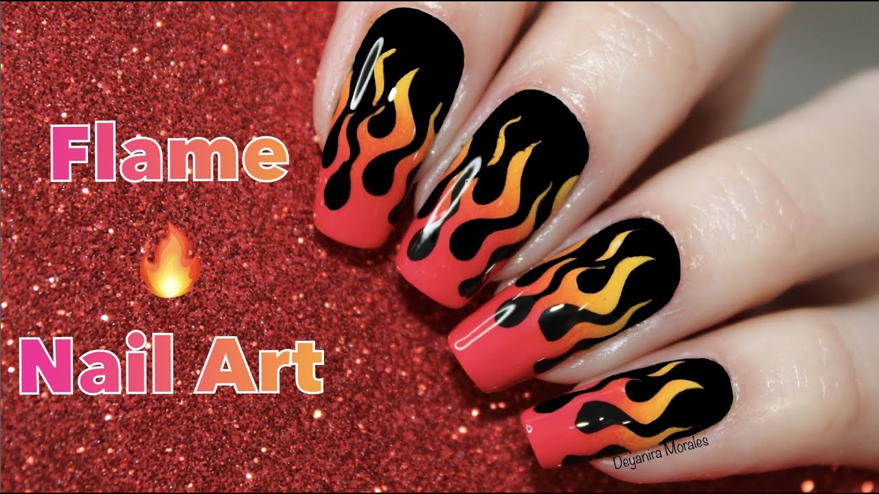 15 Flame Nail Art Ideas That Look Absolutely Fire
