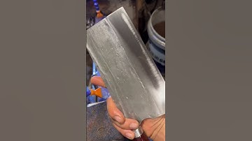 Chặt nhầm vào cái quai thớt mà mẻ cả dao. Phục hồi thôi nào #huymaymaidao