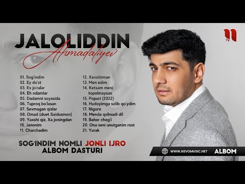 Jaloliddin Ahmadaliyev - Sog'indim nomli jonli ijro albom dasturi
