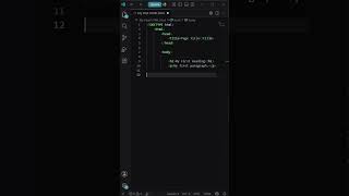 Learn HTML in 50 Seconds 🚀 | Beginner HTML Tutorial #Shorts
