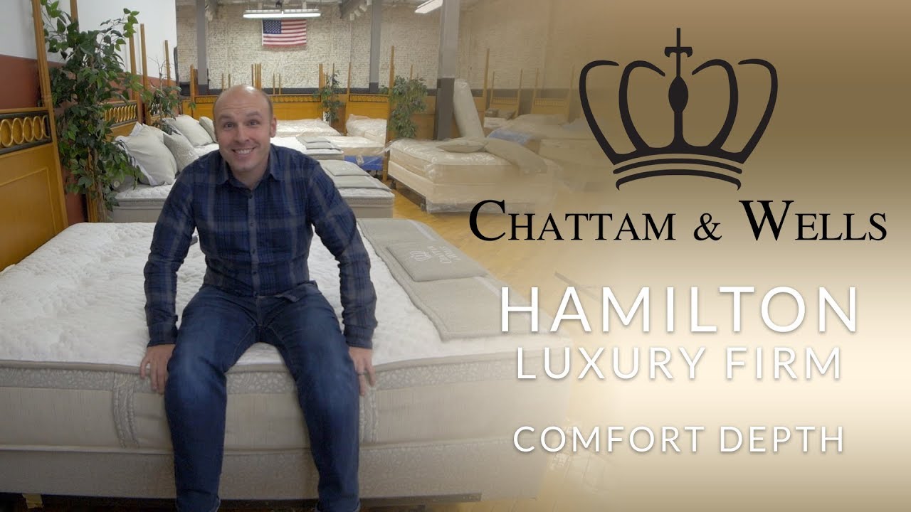 chattam & wells hamilton luxury firm 12 inch mattress