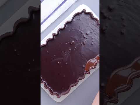 So Sweet Melted Dark Chocolate Cake #Shorts