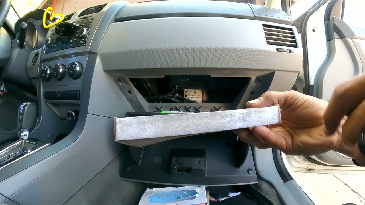 2008 Dodge Avenger Air Conditioner Cabin Filter Replacement EASY