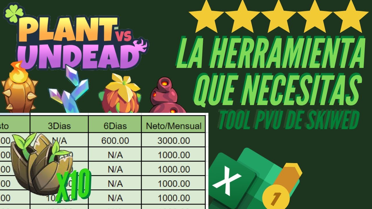 ¿Cuánto se gana en Plant vs Undead?  PVU La herramienta definitiva para saberlo