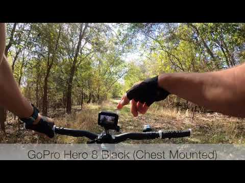 GoPRO Hero 8 Black VS DJI Osmo Action Mountain Biking MTB Stabilization Test