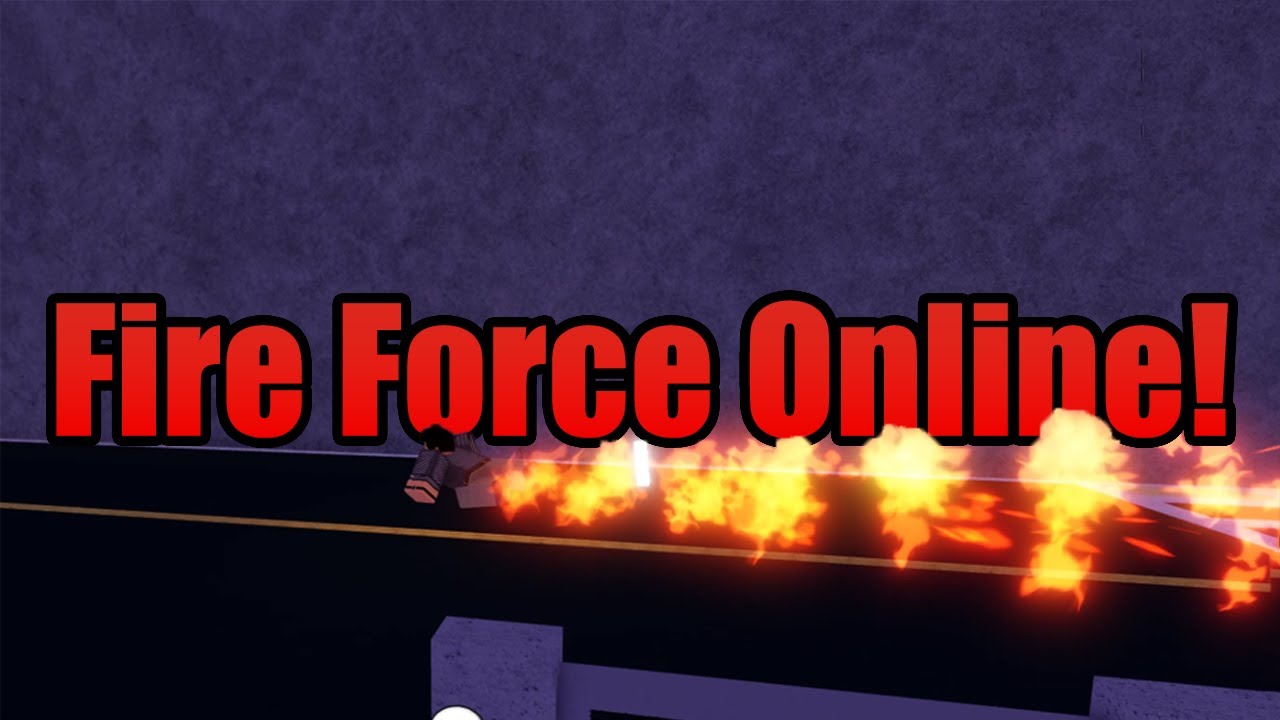 The New Fire Force Roblox Game (Fire Force Online) 