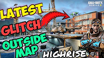 latest cod mobile glitch | highrise outside map | game is cracked