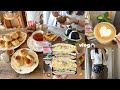 vlog》しんどい日も自分を甘やかす社会人の日常💭｜平日ルーティンと自炊記録👩🏻‍🍳｜スコーン作り・サンドイッチ弁当・おにぎりアレンジ