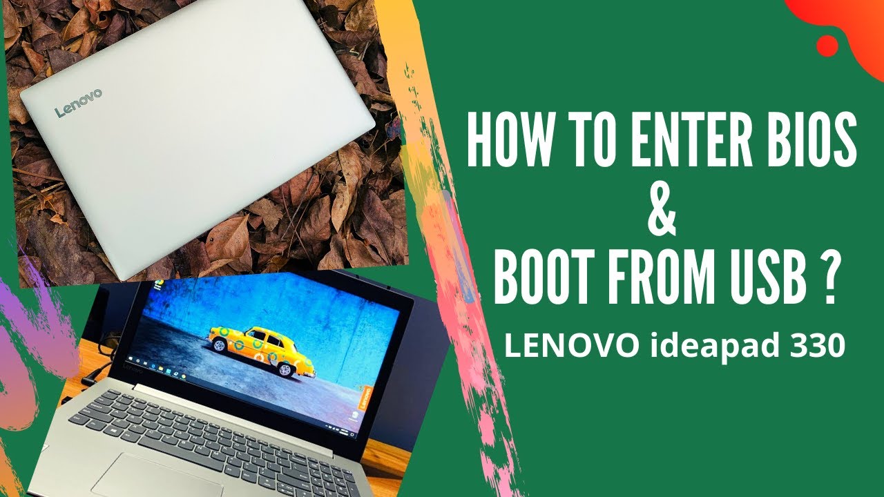How to boot from USB on LENOVO ideapad 330 | How to enter Bios Setup on Ideapad  330 | Malayalam | - YouTube