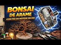 Transformei Fio de Motor Velho em um Bonsai Incrível — O Resultado Parece Mágica!