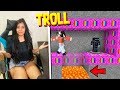 ELA CAIU!! TROLLEI MINHA AMIGA NO MINECRAFT