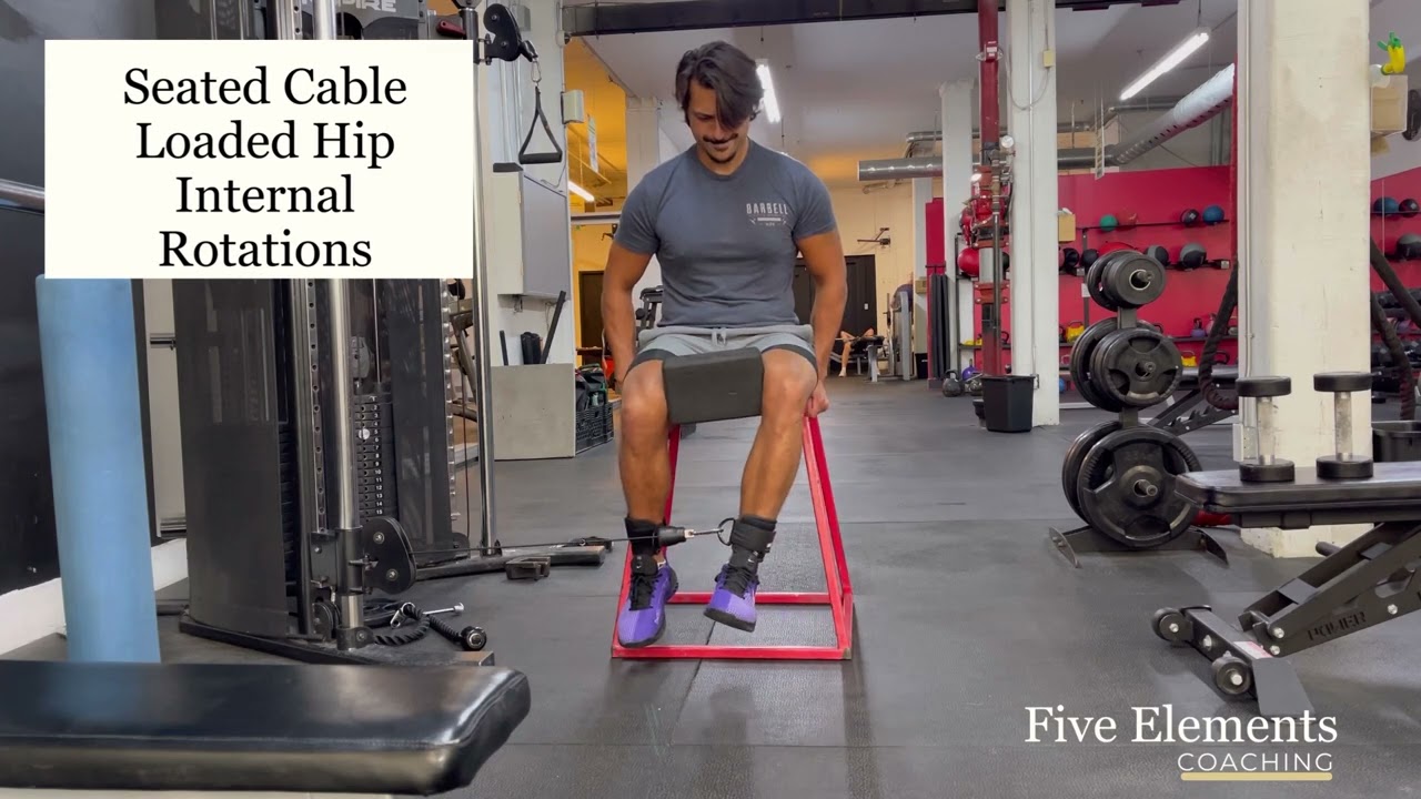 Seated Hip Internal Rotation Exercises