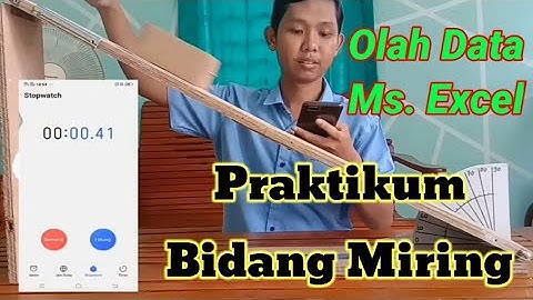 Praktikum Bidang Miring‼️Olah data Ms. Excel | Solusi terbatasnya alat praktik