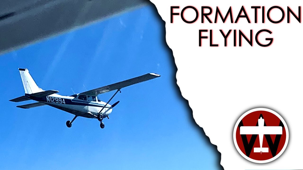 Flying Formation in a Cessna 172 - Flight VLOG
