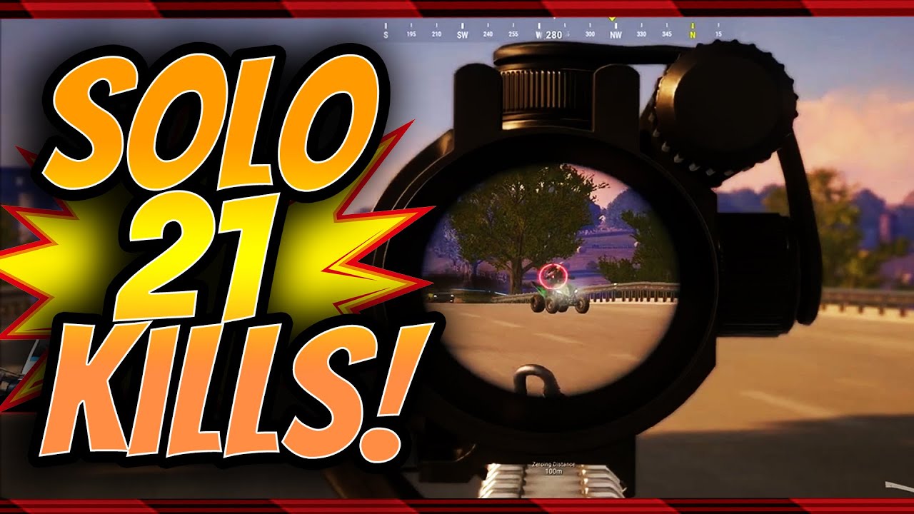Crazy 21 Kill Solo Pubg Xbox Game. - YouTube