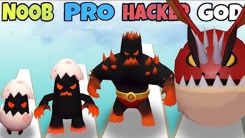 NOOB vs PRO vs HACKER vs GOD In Monster Catch - Trainer Rodeo!?