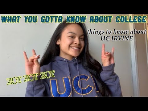 Видео: what you need to know about college & UC Irvine || katie girl