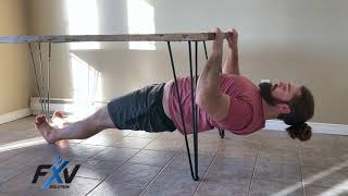 Table inverted row close grip statodynamic