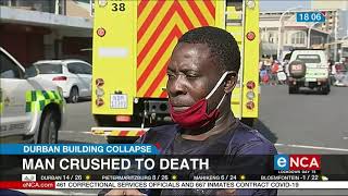 Worker crushed to death in Durban
