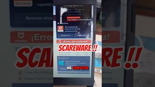 SCAREWARE in my brother’s computer! #cybersecurity #incomeonline