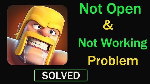 clash of clan not opening // clash of clan black screen problem Android // coc not opening.....