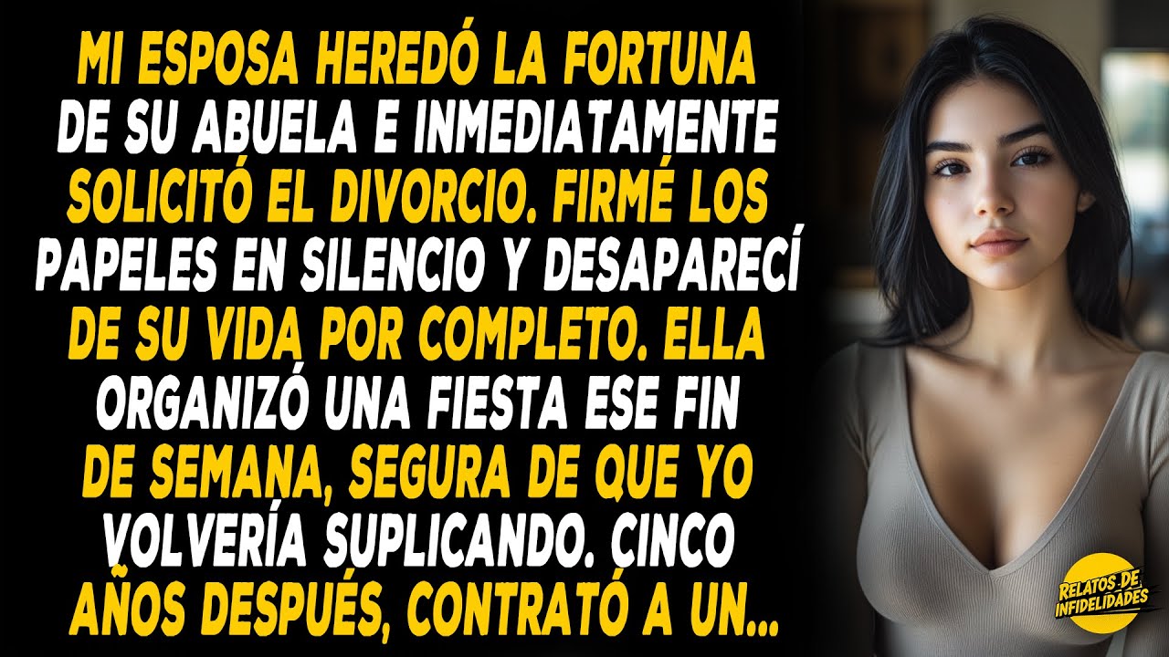 Mi Esposa Celebró Nuestro Divorcio Con Champán. ¡Cinco Años Después, Les Rogó A Desconocidos Que...