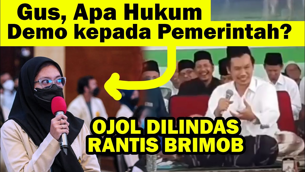 CERDAS! Jawaban Gus Baha Saat Ditanya Mahasiswi Terkait Hukum Demo