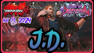 Tekken 8 ▰ (J.D.) STEVE Tekken 8 God OF Destruction Ranked Matches MAY 09, 2024 HIGH REPLAYS