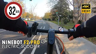 Segway Ninebot F2 Pro Electric Scooter - Istanbul Ataköy Long Ride (Environment Sound Only) 4K