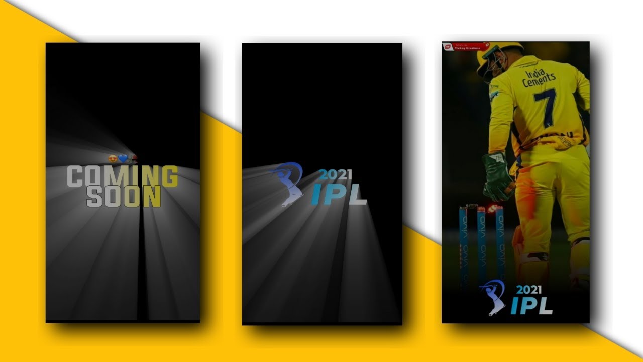 Ipl Coming Soon Full Screen 4K Hd Whatsapp Status|2021 Ipl Full Screen 4k Status By Mickey Creations