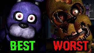 Ranking EVERY FNAF CHARACTER DESIGN From WORST To BEST