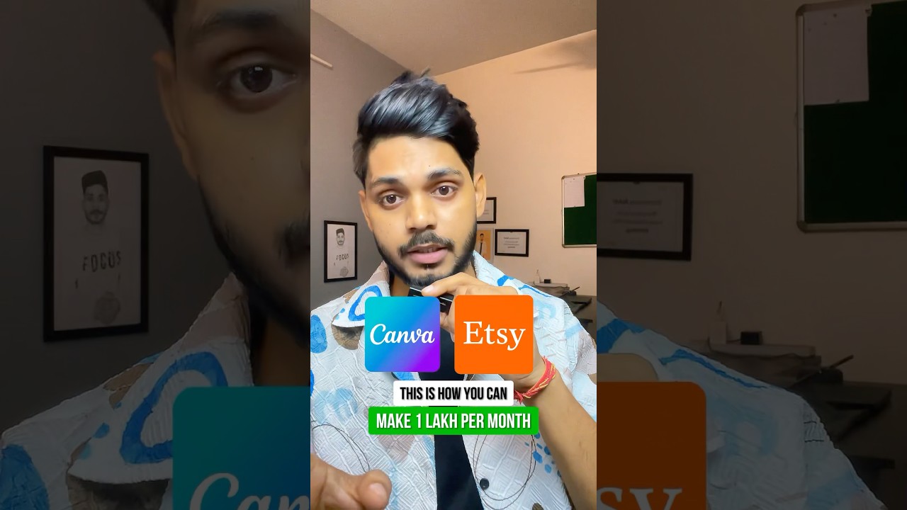 Make ₹1,00,000/month Selling Canva Templates On Etsy